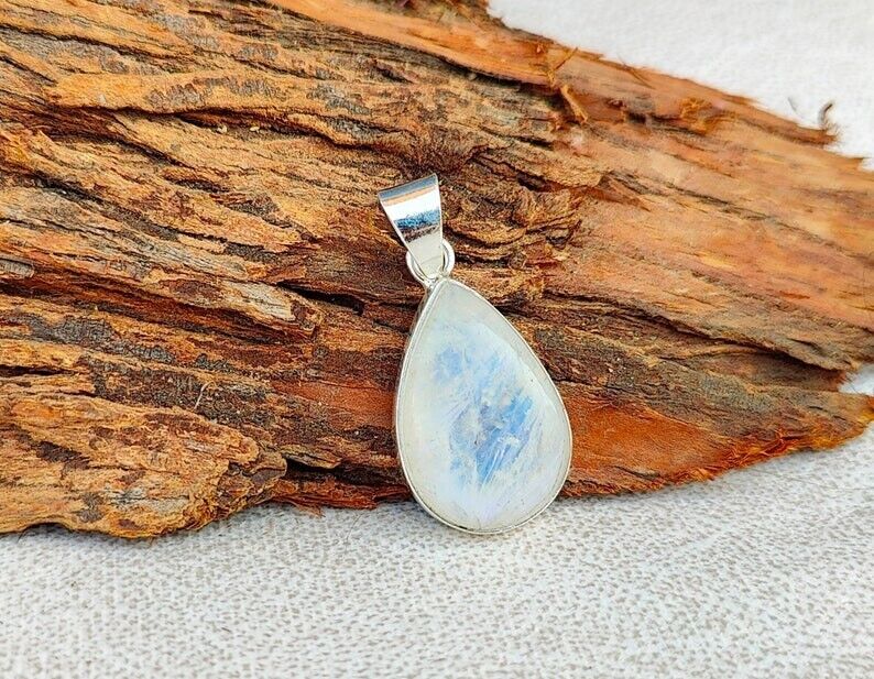 Moonstone Pendant Handmade Silver Pendant Wedding Pendant Mothers Day Gift